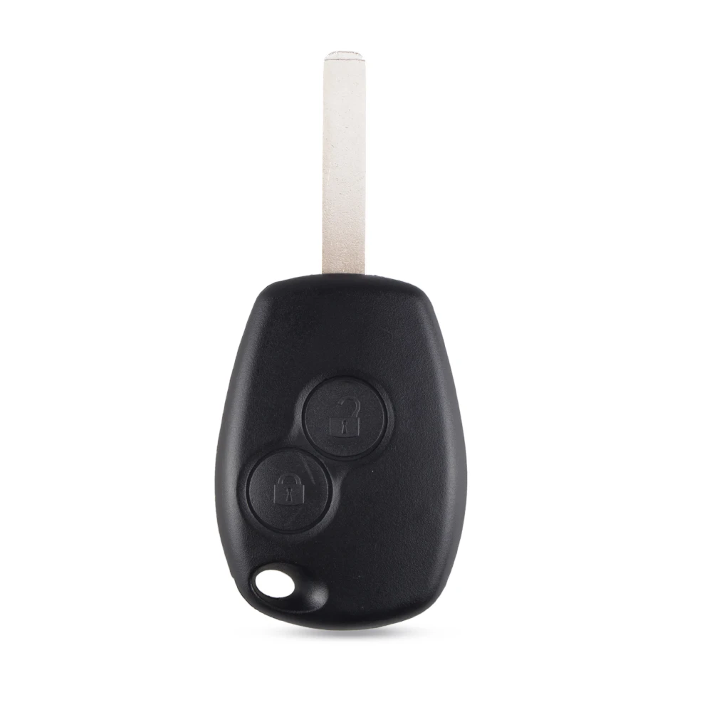 KEYYOU 2/3 Кнопка Uncut пустой корпус дистанционного ключа для renault dacia Modus Clio 3 Twingo Kangoo Logan Twingo Duster Clio 3 - Количество кнопок: 2 Button With Blade
