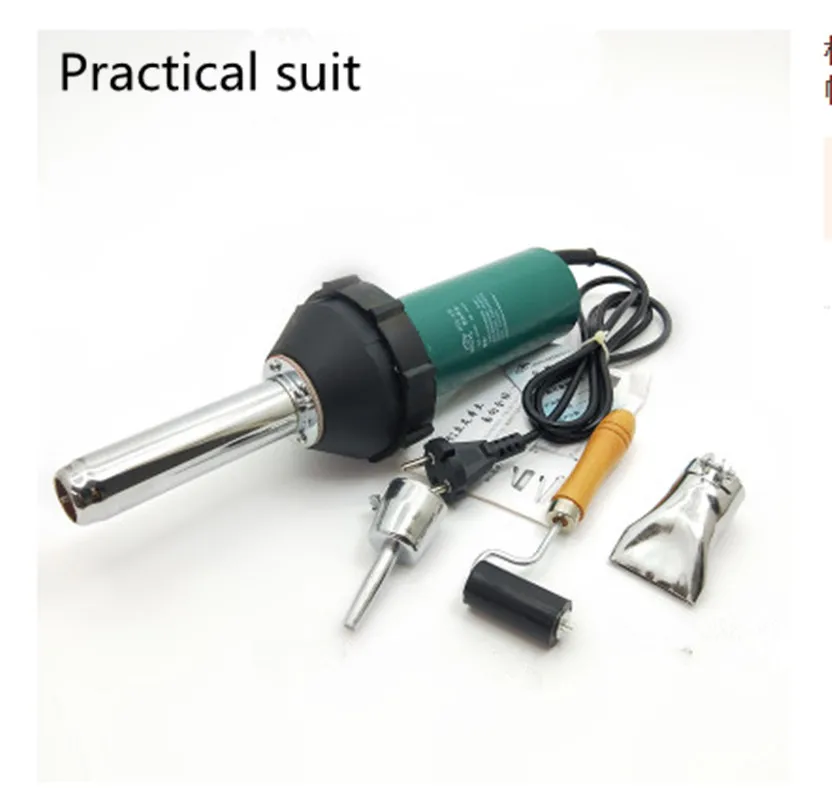 1080W 220V 50Hz Plastic Hot Air Welding Gun With Pencil Tip Nozzle &Amp