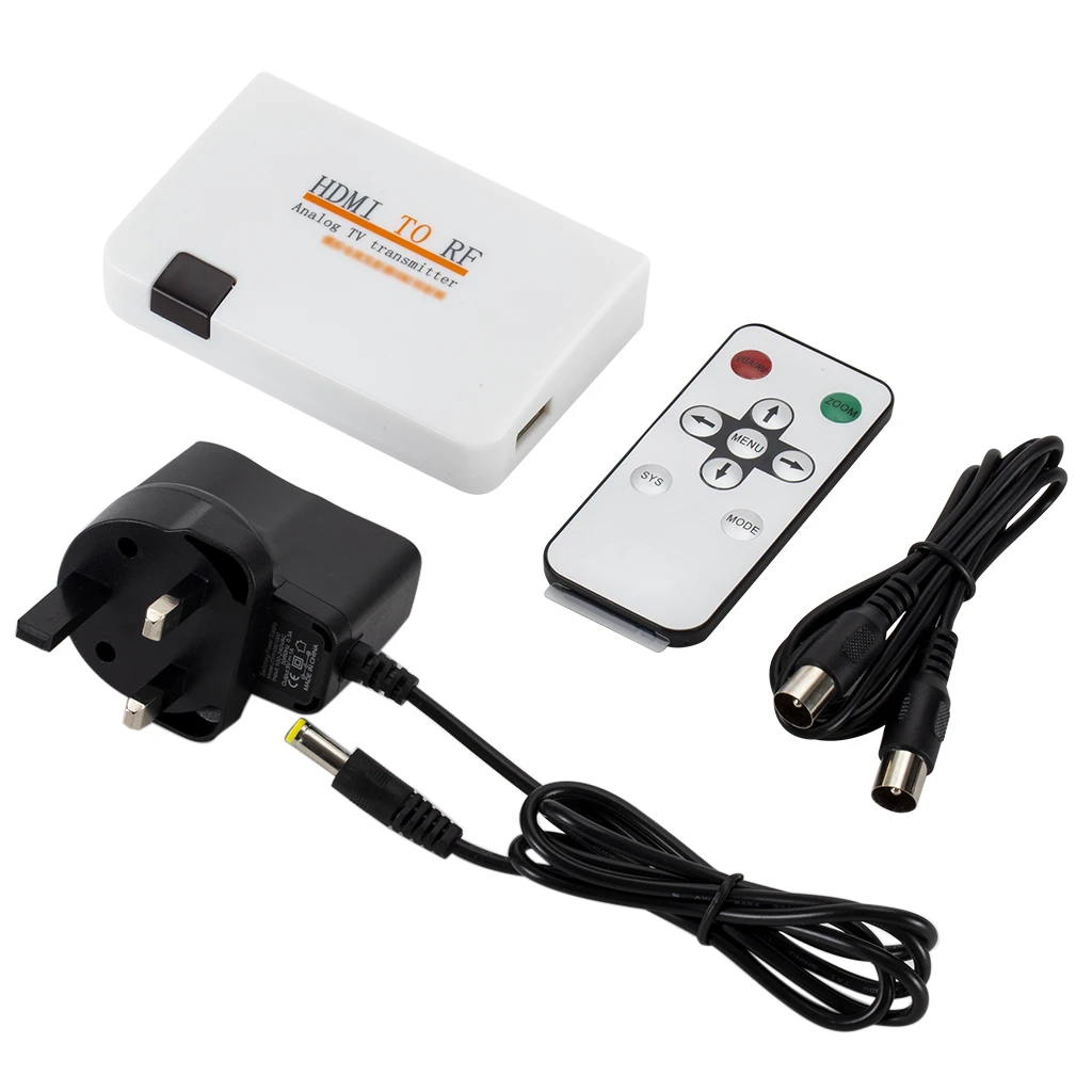 1169/5000 HDMI-to-RF коаксиальный конвертер адаптер с кабель дистанционного управления хост питания высокого качества