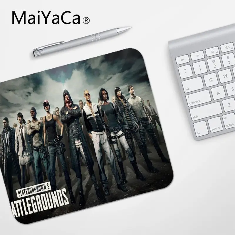 MaiYaCa High Quality PLAYERUNKNOWN S BATTLEGROUNDS Silicone Pad to Mouse Game Top Selling Wholesale Gaming Pad mouse - Цвет: No Lock Edge18x22cm