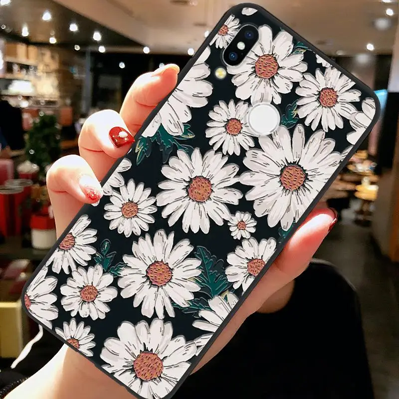3D цветок чехол с тиснением для huawei P20 P30 Pro P8 P9 P10 Lite P Smart Y5 Y6 Y7 Prime Y9 Y6 Y7 Pro силиконовый чехол - Цвет: xiaochuj