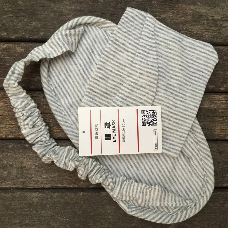 

MUJI-style Sleep Eye Patch Yield Celebrity Style Cotton Eye Patch Knitted Comfortable Eyeshade