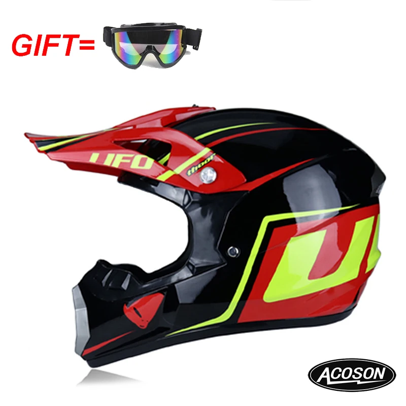 Motorcycle cross helmet for motorcycle helmet down MTB DH off road motorcycle cross racing helmet point with goggles