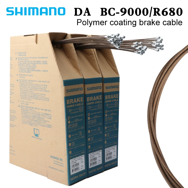SHIMANO дорожный мотоцикл тормозной трос BC 9000 ULTEGRA R8000 105 5800 4700 OT SP41 SLR с порошковым покрытием Запчасти для
