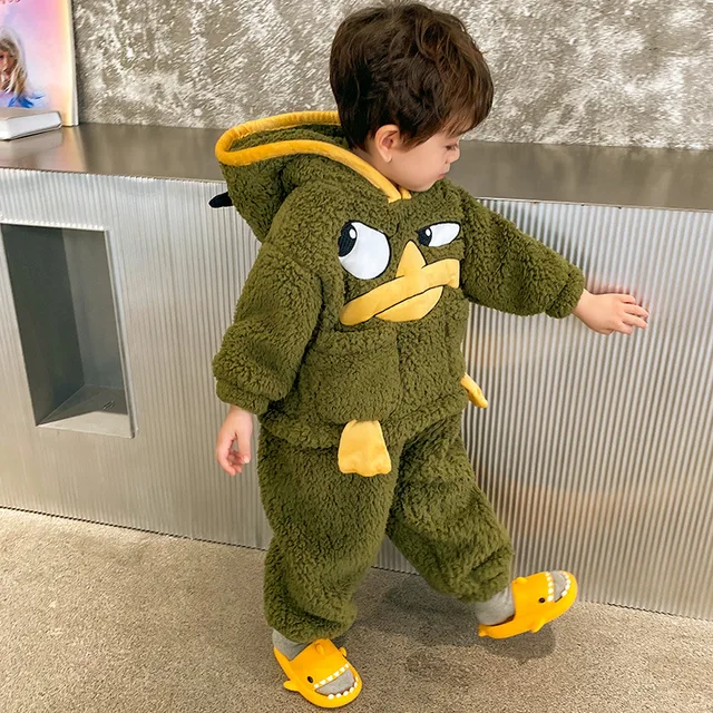 excelleren het laatste Piepen 2021 Kinderen Pyjama Onesie Winter Warm Hoodies Nachtkleding Anime Cartoon  Eend Pyjama Jumpsuits Koreaanse Meisjes Jongens Zachte Homewear| | -  AliExpress