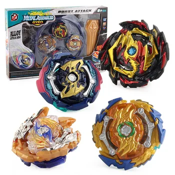 

Bayblade Metal Fusion Burst Gyro GT Series Gyroscope Combination Set 4in1 Double Battle Arena Bakugun Battle Planet XD168-26B