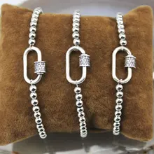 Регулируемый 5 шт./лот дизайн cz браслет, модный кубический циркон Застежка Шарм компонент, ручной работы diy браслет ювелирные изделия