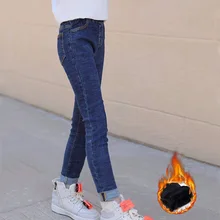 Вельветовые джинсы для девочек; Новинка года; модная детская одежда; модные обтягивающие джинсы в западном стиле; сезон весна-осень