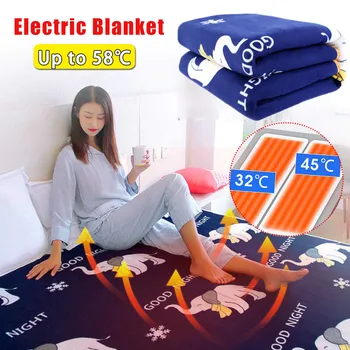 

Security Velvet Electric Heating Blanket 220V Timing Controller Heated Blanket Bed Electric Blanket Heater Mat Mattress