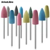 AriesLibra Rubber Nail Drill Bits 28 Types Milling Cutter Silicone Polishing Buffer Electric Nail Files Nails Art Tools 2