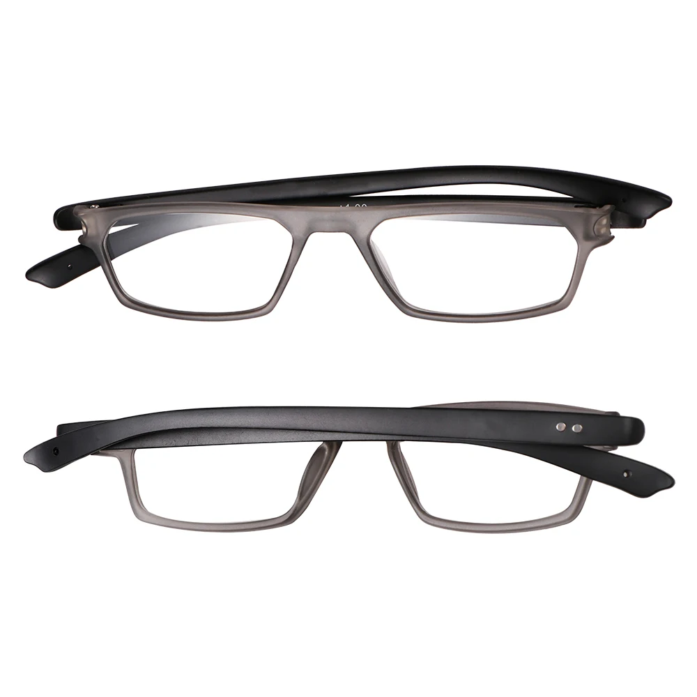 1,00~+ 3,5 диоптрий очки для чтения для мужчин и женщин прямоугольные пресбиопические очки эластичные заушники красочные модные очки для ухода