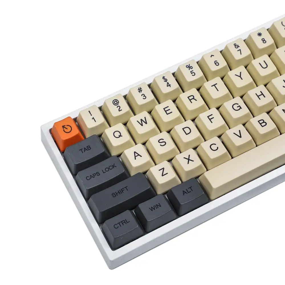 YMDK 61 64 68 ANSI Dye Sub Carbon Customize Keyset OEM Profile PBT Keycap для MX механическая клавиатура GH60 SP64 GK64