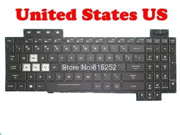 

Laptop Keyboard For ASUS FZ80 FZ80G FZ80GM FZ80GE FZ80GD United States US With RGB Backlit Black Used