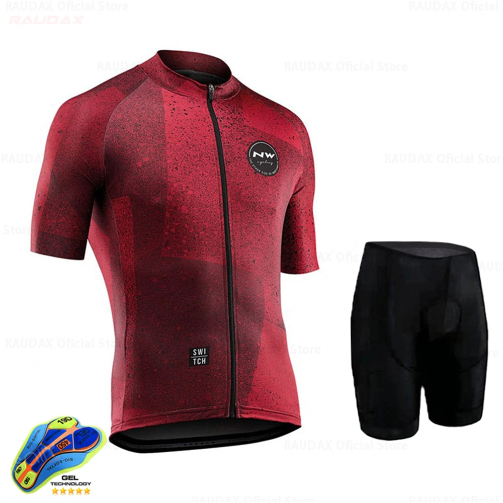 Велосипедная майка Pro Team Northwave, дышащая, MTB, велосипедная одежда, одежда для горного велосипеда, одежда для Майо, Ropa Ciclismo - Цвет: Normal cycling set