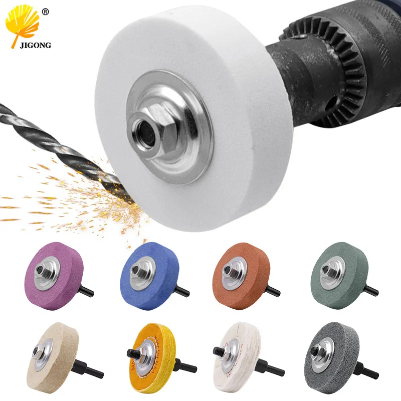 Grinding Stone  Wool wheel Cloth roundDisc Wheel Abrasive Tool For Bench Grinder Polishing Wheel 1PC 74 75 76 80mm Rotary Tools