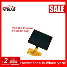 2-20 шт. VDO ЖК-дисплей экран для Audi/A3/A4/A6/для v* w автомобиля диагностический инструмент obd 2