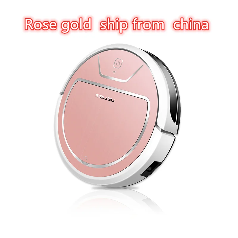 Rose gold From China Molisu робот-пылесос для влажной и сухой уборки для дома автоматическая стерилизация для уборки пыли умная планируемая мойка PK Xiao Mi - Цвет: Rose gold From China
