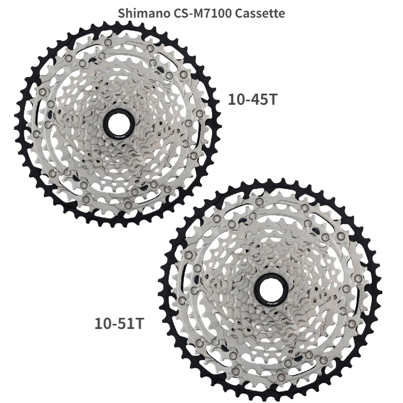 Shimano SLX CS M7100 Cassette Sprocke Freewheel Cogs Mountain Bike MTB 12-Speed 10-45T 10-51T Sprocket | Спорт и развлечения