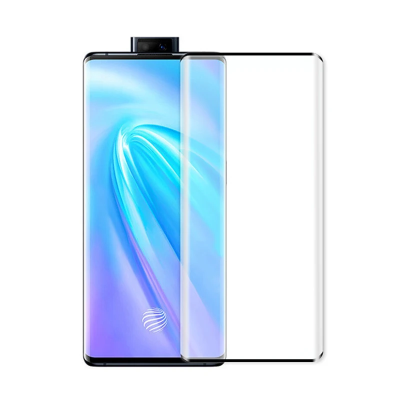 6D изогнутое полное покрытие закаленное стекло для Vivo Nex 3 Защитная пленка экрана 5G