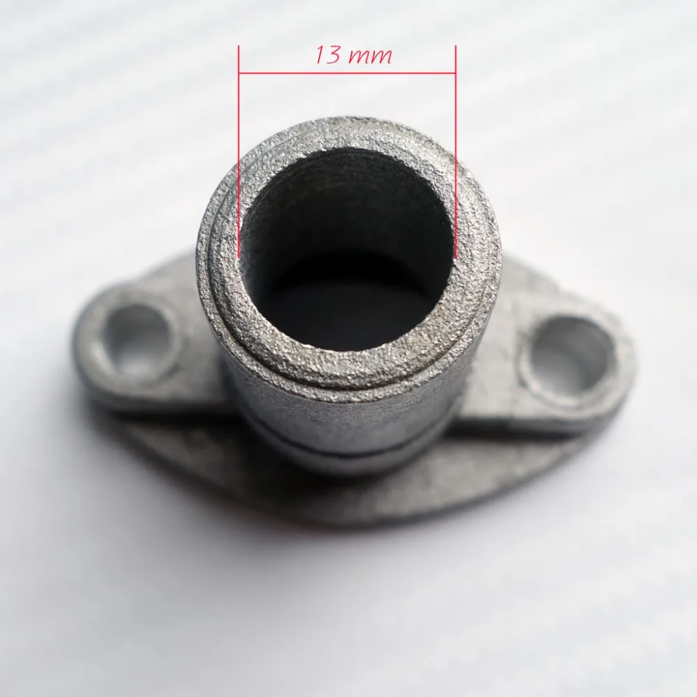 TDPRO 496080cc Inlet Pipe Intake Manifold 12mm Fuel Inlet Intake Manifold For 2 Stroke Motorized Bicycle chopper Pocket Bike (2)