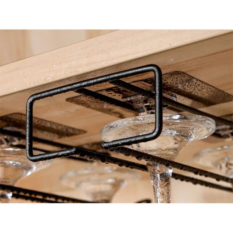 Wine Glass Holder Rack Hanging Bar Shelf