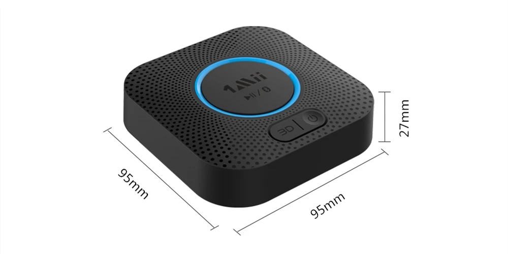 1Mii Receptor de Áudio Bluetooth, AptX LL,