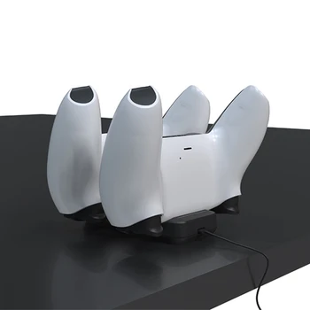 

Dual Charging Dock Handle Charger Station Stand USB Charging Cable Charger Cradle for PS5 Gaming Controllers Handles Kit