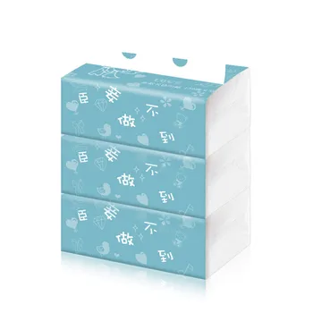 

3 Packs Pumping Paper Skin-friendly Soft Toilet Paper Kitchen Bath Household Wood Pulp Toilet Paper Napkins Facial Toilet Tissue