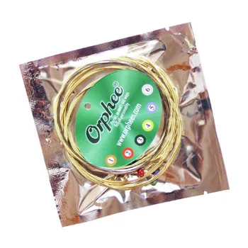 

6 pcs/ Set Acoustic Guitar String Silver Pure Strigning For Guitarra Bass Parts & Accessories Strings for Acoustic Guitars