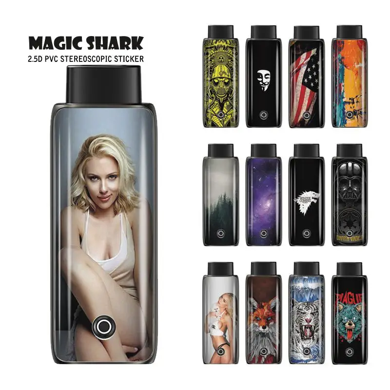 Чехол-наклейка Magic Shark Sexy Lady Ventta с рисунком льва волка тигра старого неба черепа