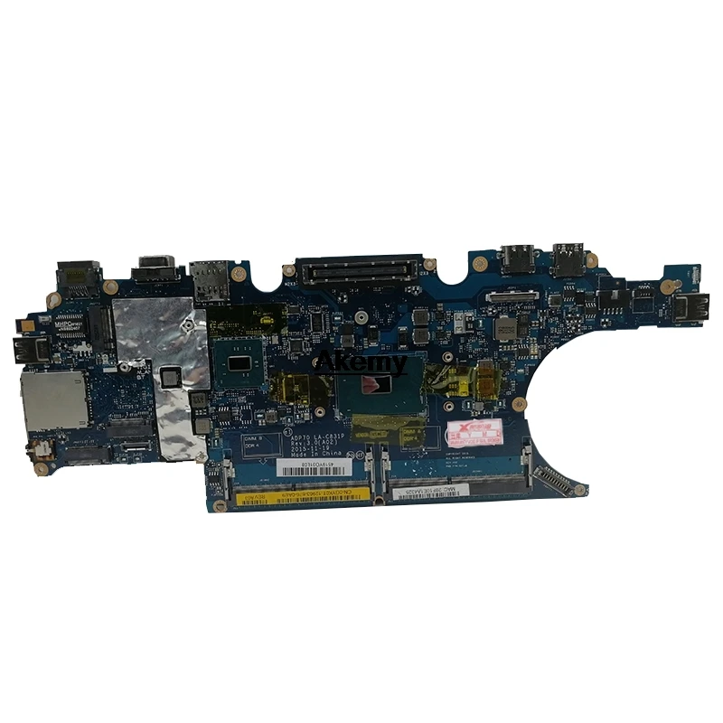 E5470 5470 материнская плата для ноутбука DELL CN-0476JC 0476JC 476JC LA-C831P Материнская плата ноутбука E5470 5470 материнская плата i7-6820HQ тест проведен