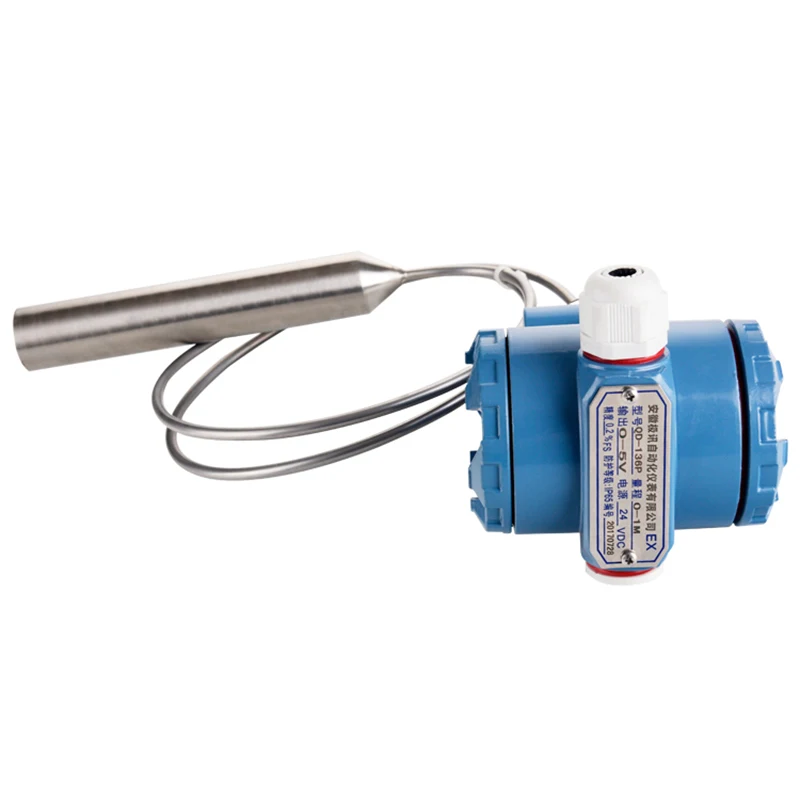 

High Temperature resistance submersible liquid level transmitter QDY60B 0-10V output hot water tank level sensor