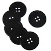 11mm-38mm 4-Hole Black Resin buttons for clothing Accessory Round button Sewing Craft Garment Scrapbooking 6
