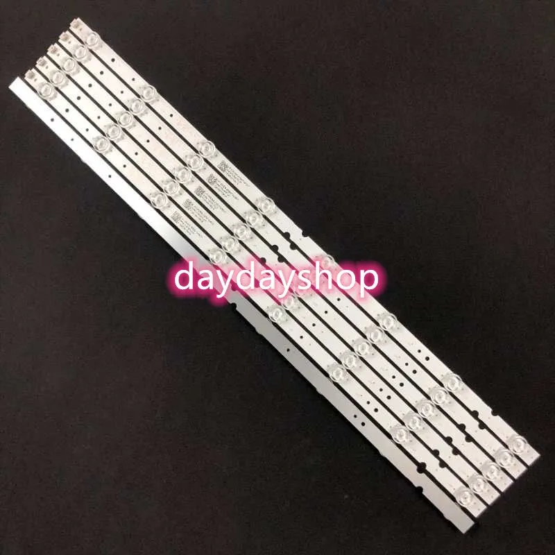 LED Backlight strip 65HR330M08A1 4C-LB6508-HR01J 8 Lamp 615mm For TCL D65A620U-65V2-65L2-65D6