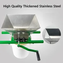 7L домашний ручной измельчитель фруктов портативный сидер вино Сок Пресс дробильная машина