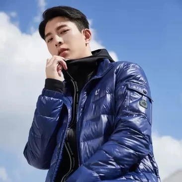  Xiaomi ULEEMARK men lightweight 90% white goose down jacket Waterproof Stand Collar Down Jacket Win