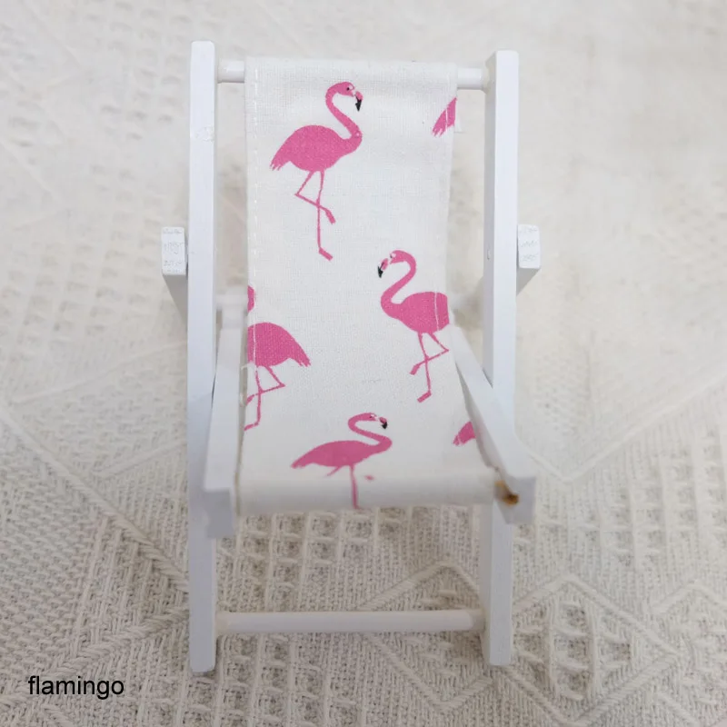 flamingo Держатель для мобильного телефона, мини фламинго, товары для рукоделия, рисунок ананаса, детский подарок, деревянный пляжный стул, свадебные сувениры - Цвет: flamingo