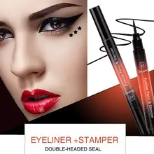 Черный узор, Водостойкая Подводка для глаз, стойкая Мягкая Черная Подводка для глаз, макияж, красота, косметика, подводка для глаз, карандаш для глаз, маркер, ручка TSLM2