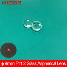 Высокое качество диаметр 8 мм Длина фокуса 11,2 мм стеклянные Асферические лазерные фокусировочные линзы оптические Коллиматорные линзы с покрытием AR