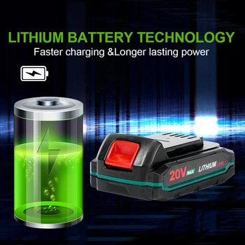 

Battery 2.0Ah li-ion battery 4.0Ah li-ion battery