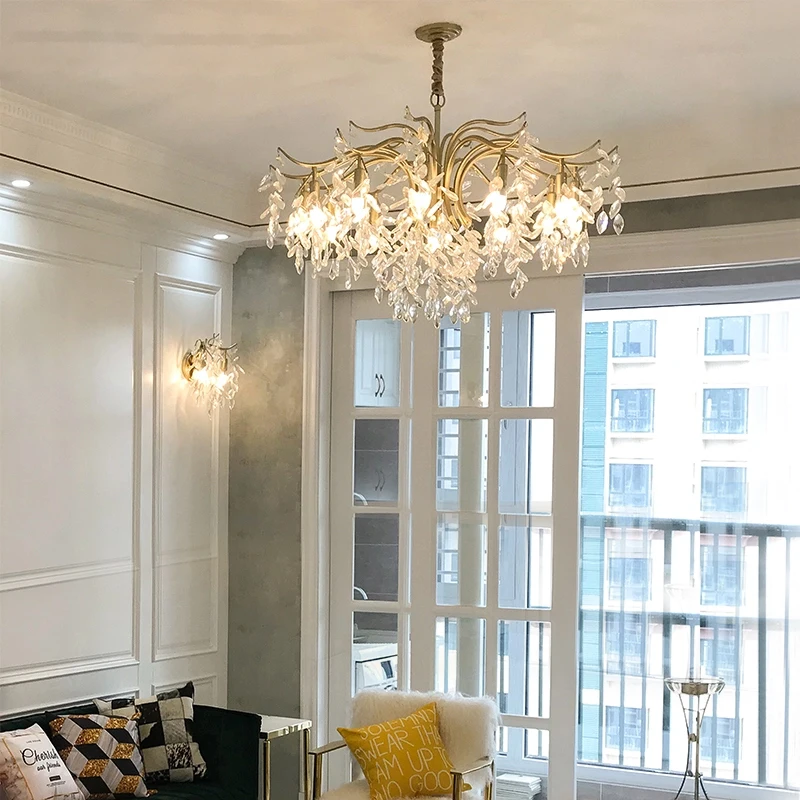 Modern-American-Classic-Crystal-chandelier-lights-for-Living-Room-bedroom-gold-suspended-led-chandelier-kitchen-lighting