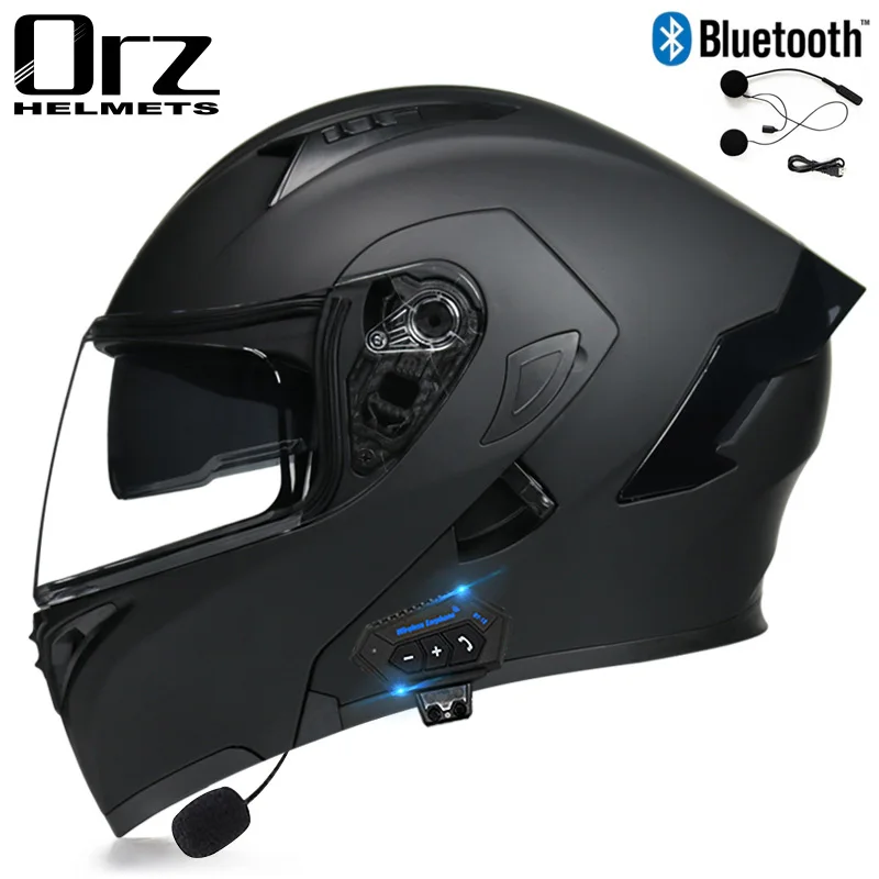 Casco Helmet Modular Racing Safe Bluetooth Motorcycle Helmet