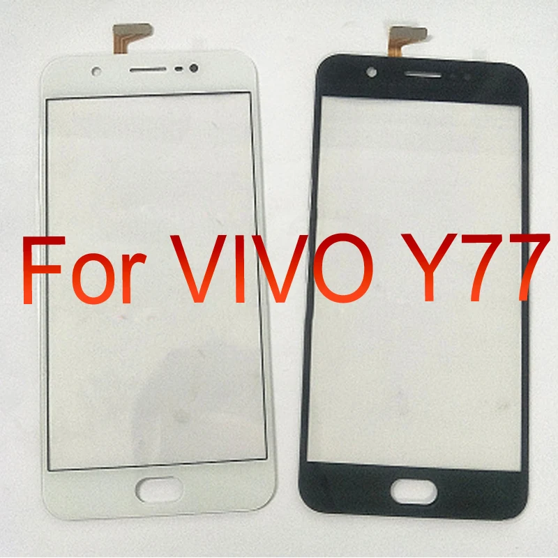 ДЛЯ vivo Y77 Сенсорная панель экран дигитайзер стекло сенсор сенсорный экран сенсорная панель с шлейфом Замена для vivo Y77 vivo y77
