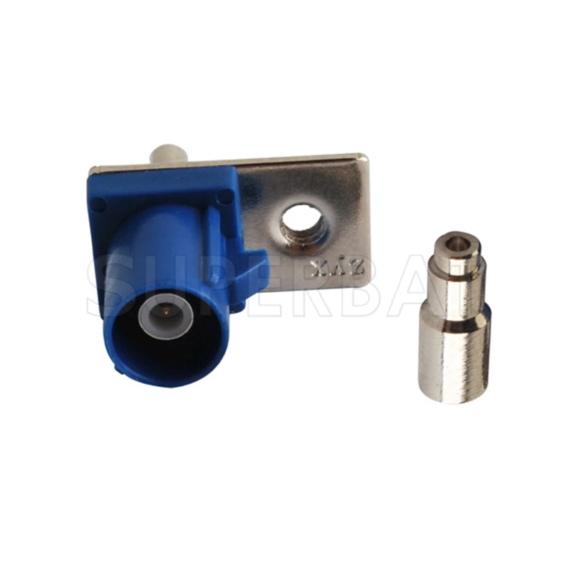 Superbat 10pcs Fakra Male Front Mount Blue RF Coaxial Connector for GPS Telematics or Navigation | Мобильные телефоны и