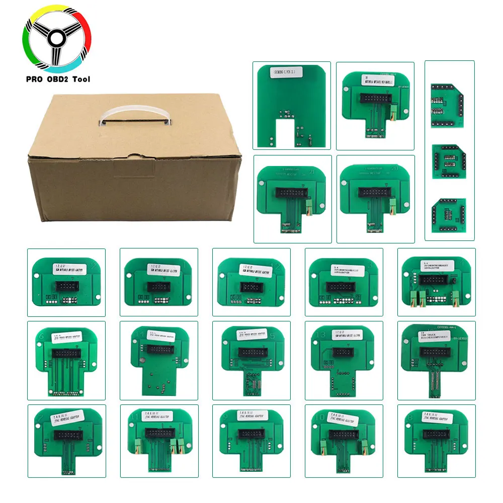 US $23.20 22pcs Bdm Adapters Led Bdm Frame Full Set Used For Auto Ecu Chip Tuning Tool Ktag KTag Kess Fgtech V54 Bdm100