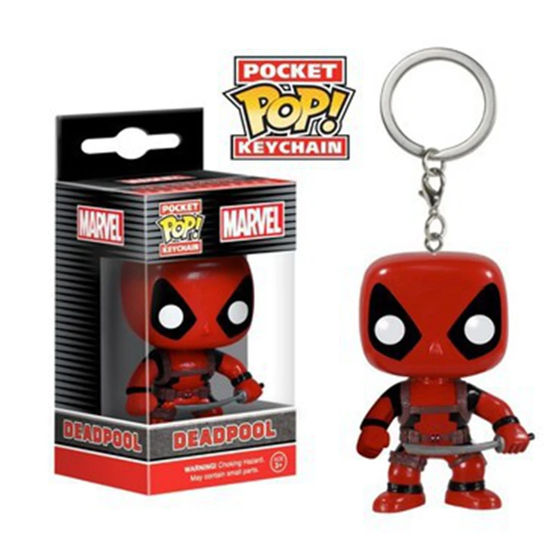 Funko POP Deadpool экшн фигурка Коллекционная модель брелок игрушки для детей подарок |