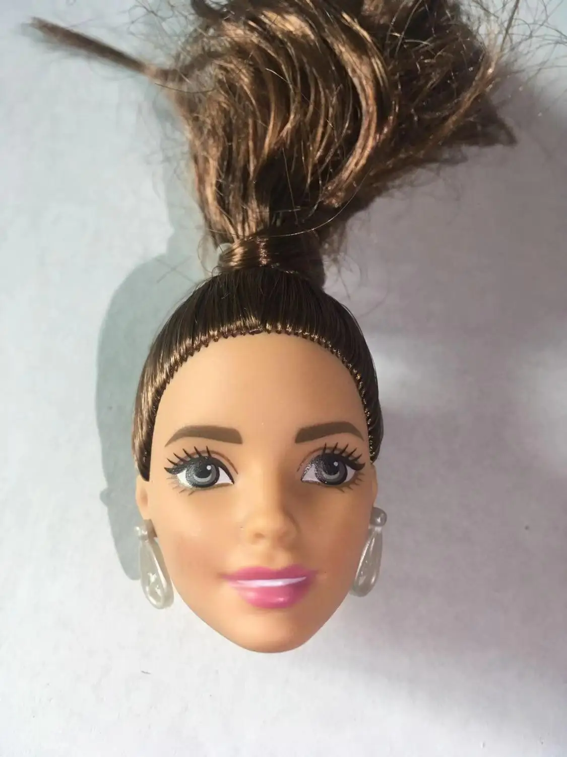 Rare Collection Face Doll Toy Head Black Skin Nurse Face Asia Face Good Makeup Toy Head Children Birthday Christmas Gifts