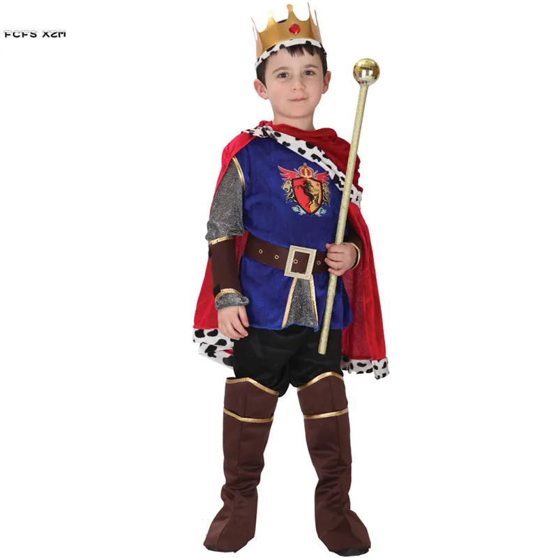 M-XXL сказки на Хэллоуин для мальчиков князь костюм Детская Европейского