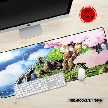

Beautiful Sakura and Empty Island Anime Style Printing Photos To Make Mousepad for Decorate Desktops Pc Laptop Mice Mat