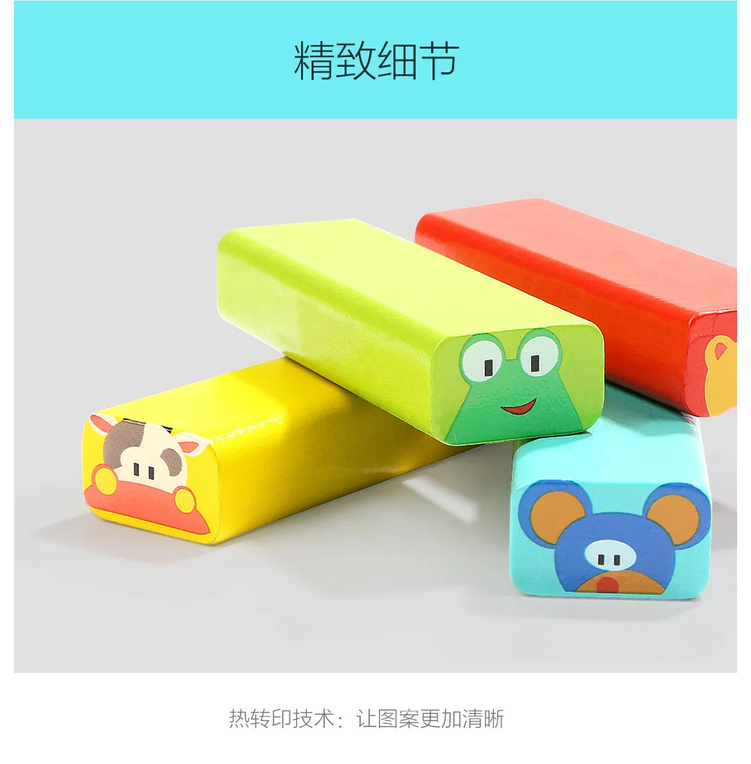 Новые Строительные блоки для животных Xiaomi Mijia Topbright, Развивающие Игрушки для раннего возраста, развивающие способность наблюдения